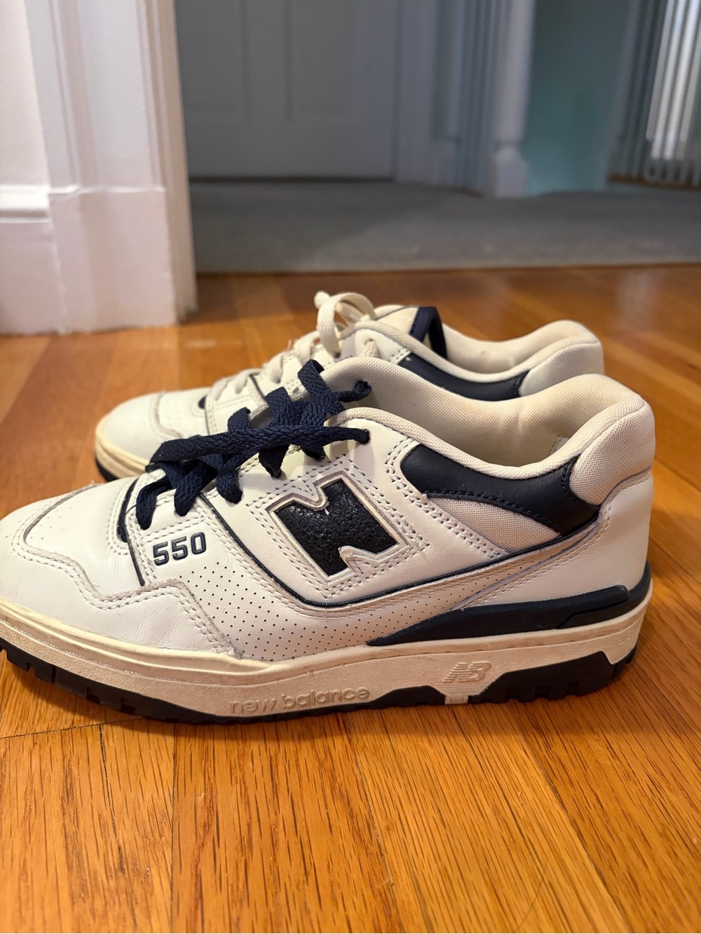 Aime Leon Dore Men’s Sneakers in White & Navy